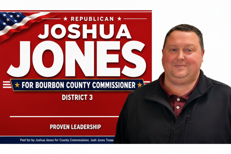 Joshua Jones, Republican for Bourbon County Commissioner, District 3 — Proven Leadership