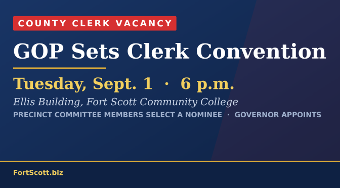 Republicans Set Sept. 1 Convention to Nominate a New County Clerk