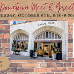 Downtown Meet & Greet Set for Oct. 6 at Cohn’s Cafe