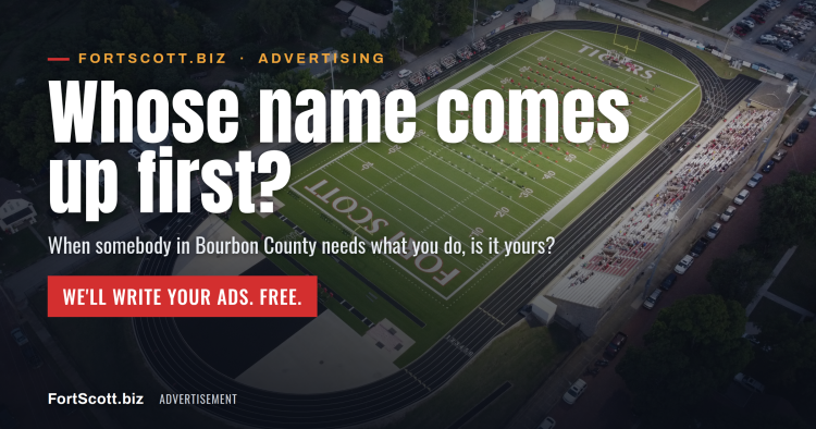 Whose name comes up first? FortScott.biz will write your ads, free.